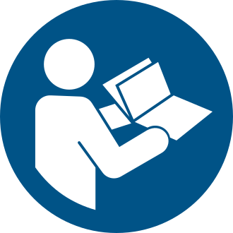 Handbuch beachten