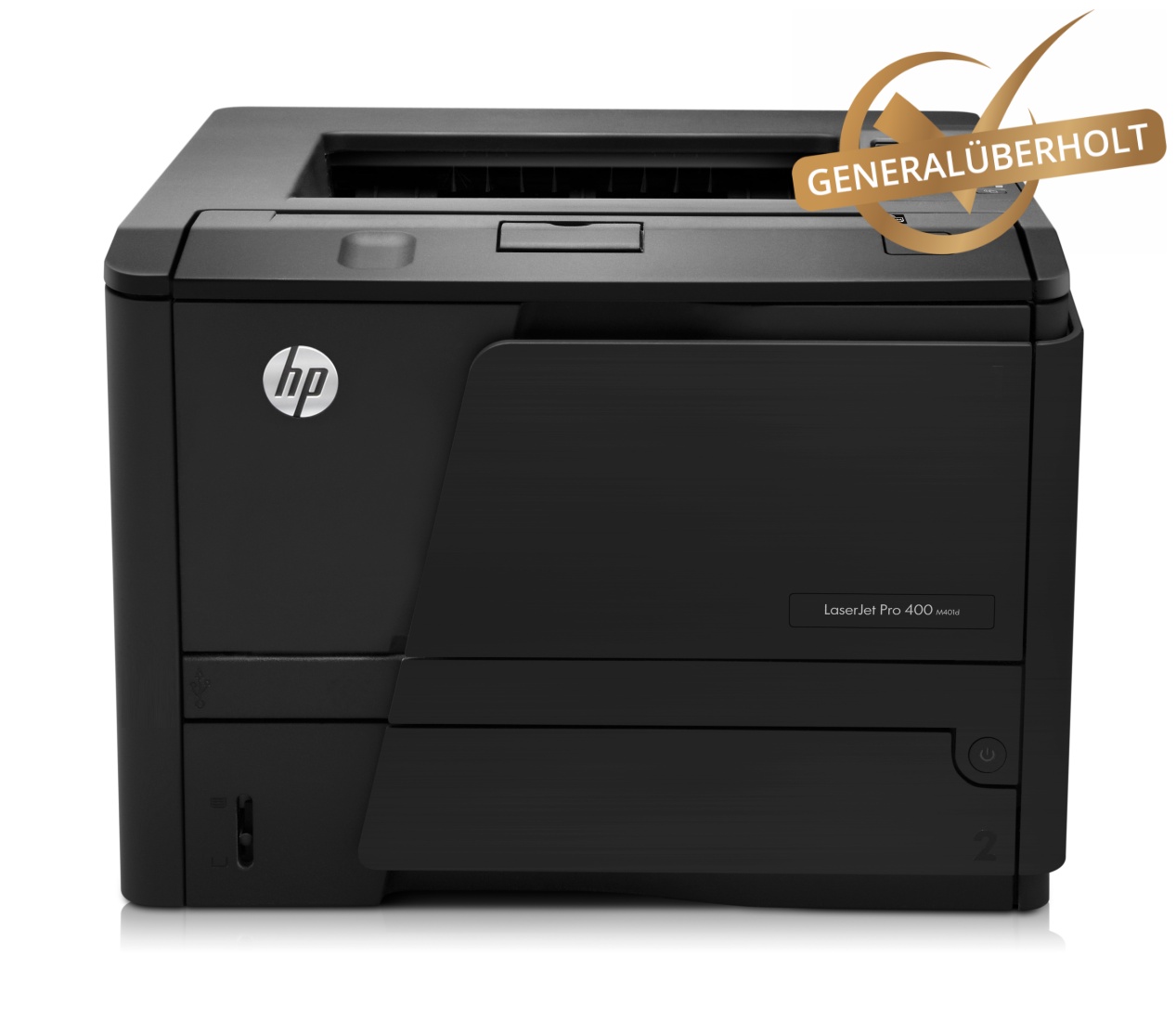 HP LaserJet Pro 400 M401d; ca. 24.560 gedruckte Seiten inkl. eingesetztem Toner