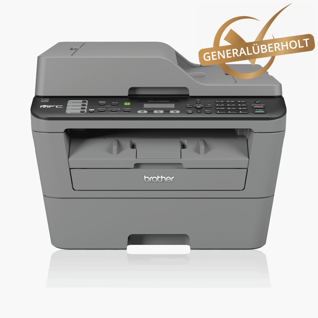 Brother MFC-L2700DW; ca. 2.750 gedruckte Seiten inkl. eingesetztem Toner