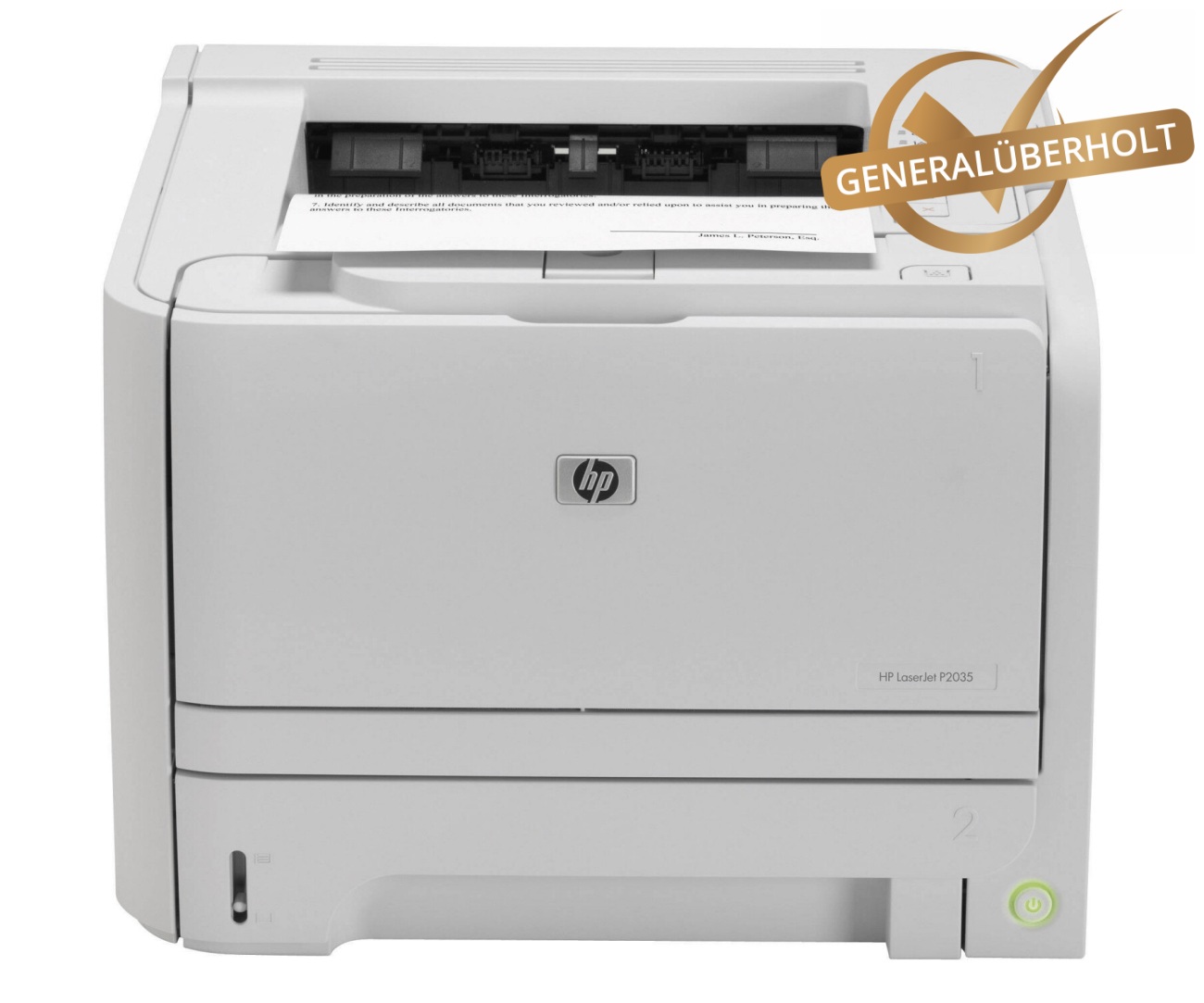 HP Color Laserjet P2035; ca. 12.450 Seiten gedruckt inkl. eingesetztem Toner